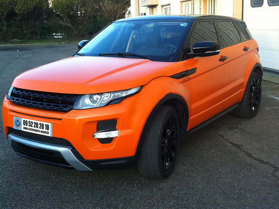 peinture mat range rover evoque